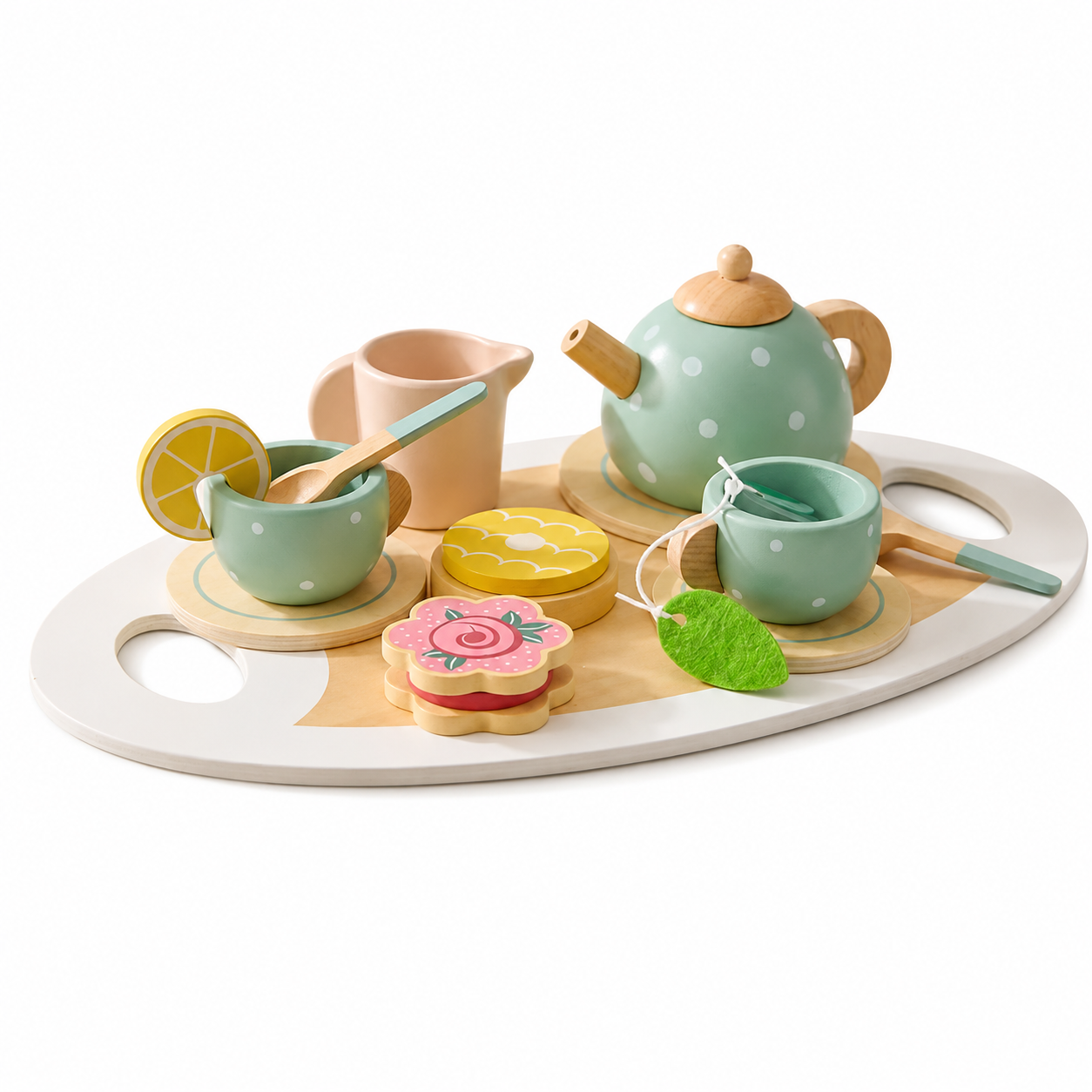 LittleTea - Wooden Pretend Play Tea Set