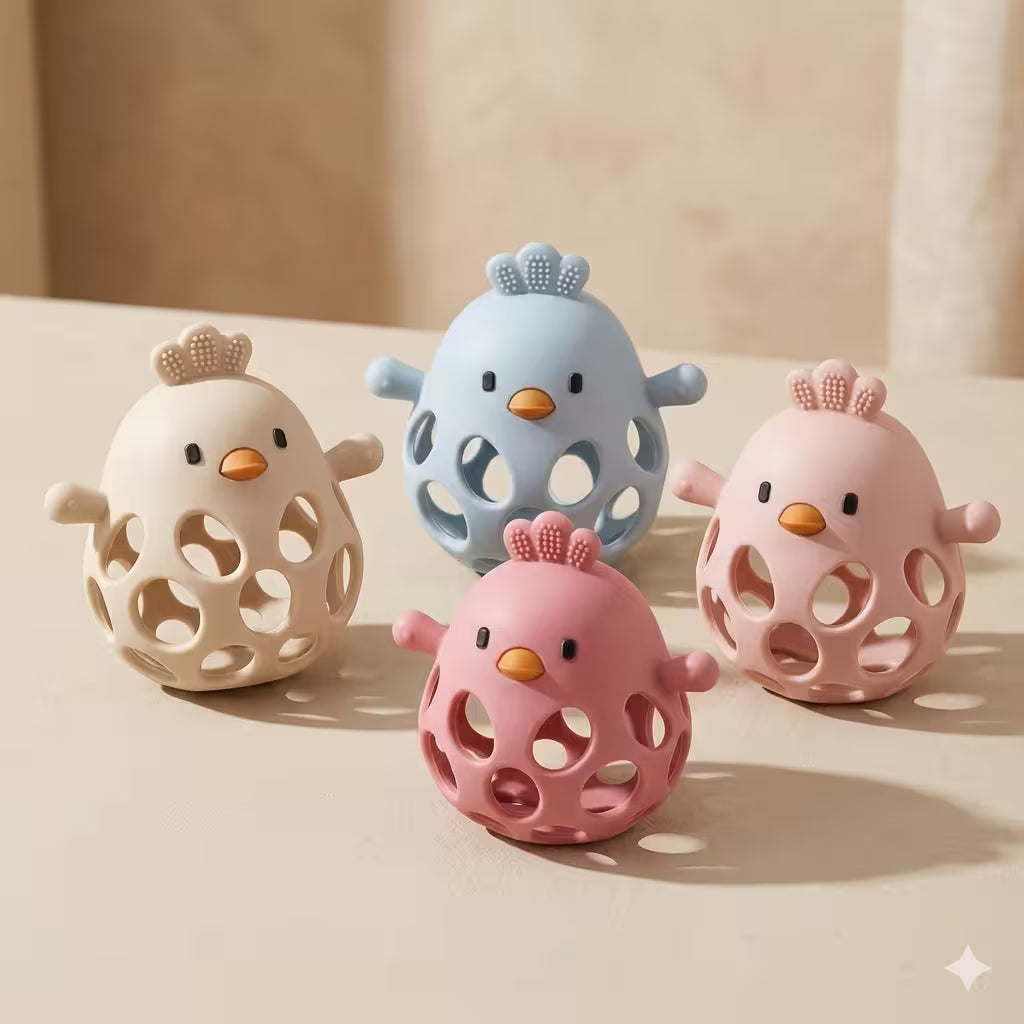 ChickGrip - Silicone Baby Teether Toy