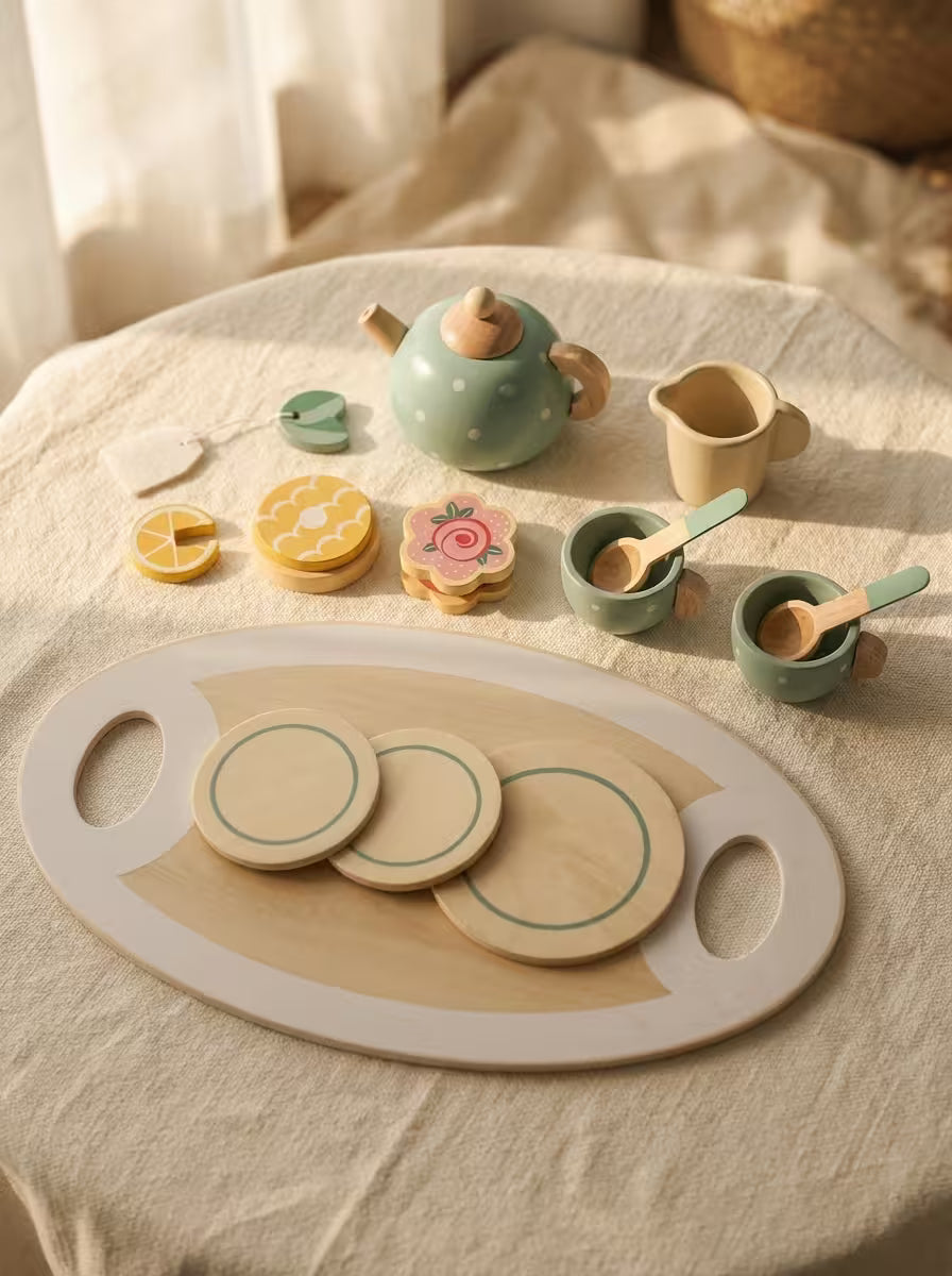 LittleTea - Wooden Pretend Play Tea Set