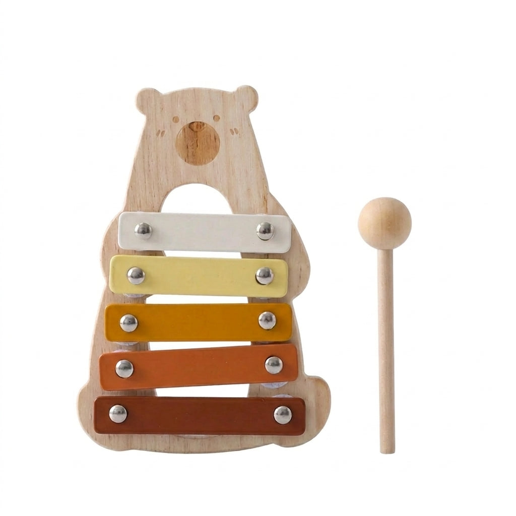 MelodyBear - Wooden Baby Xylophone Toy