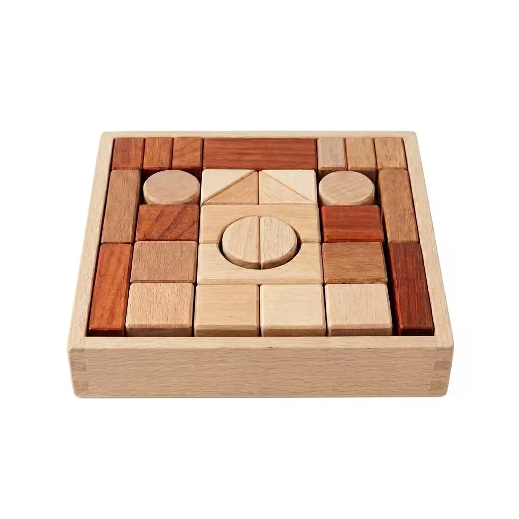 BuildNest - Wooden Block Puzzle Set