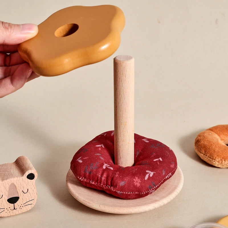 StackNest - Silicone Baby Stacking Toy Set