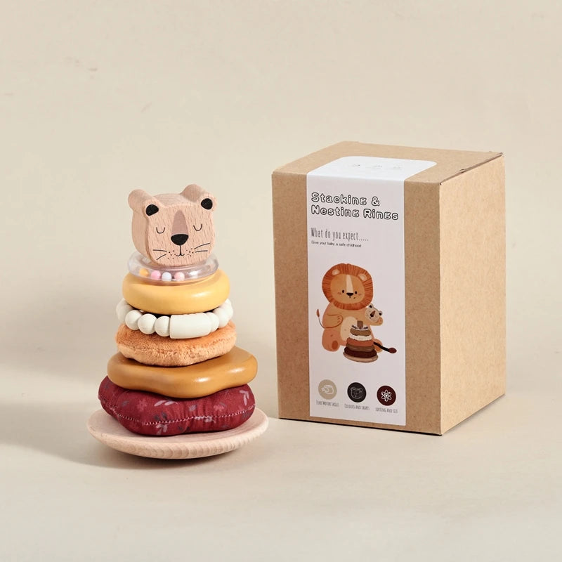 StackNest - Silicone Baby Stacking Toy Set
