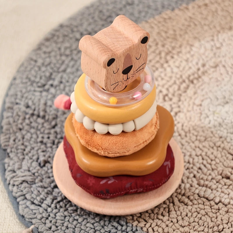 StackNest - Silicone Baby Stacking Toy Set