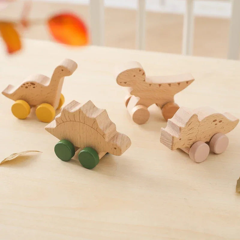 DinoRoll - Little Dino Wooden Toy