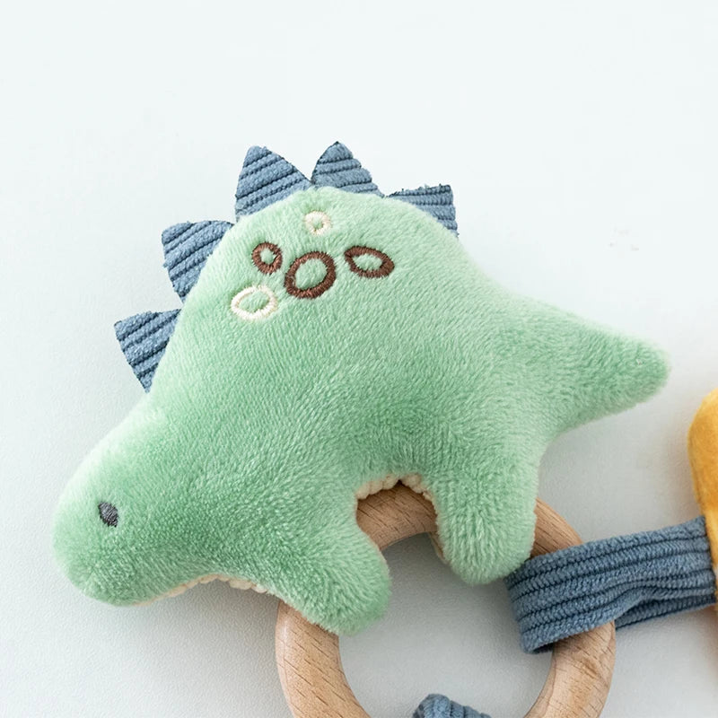 DreamRattle – Soft Dino Crib Rattle