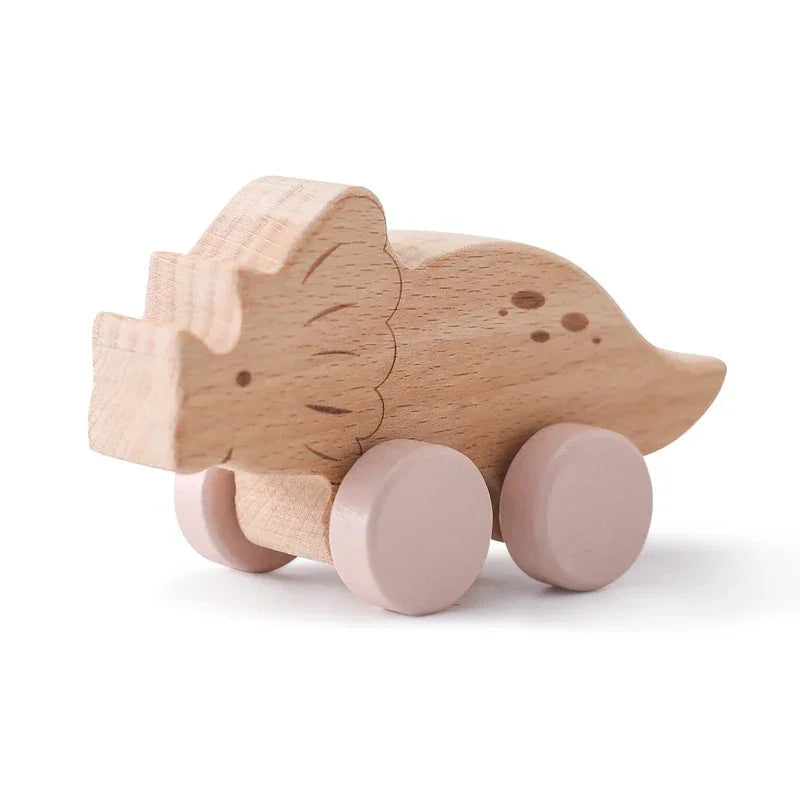 DinoRoll - Little Dino Wooden Toy
