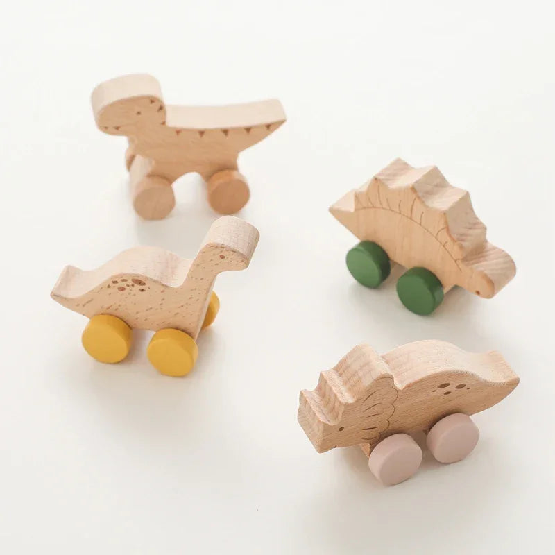 DinoRoll - Little Dino Wooden Toy