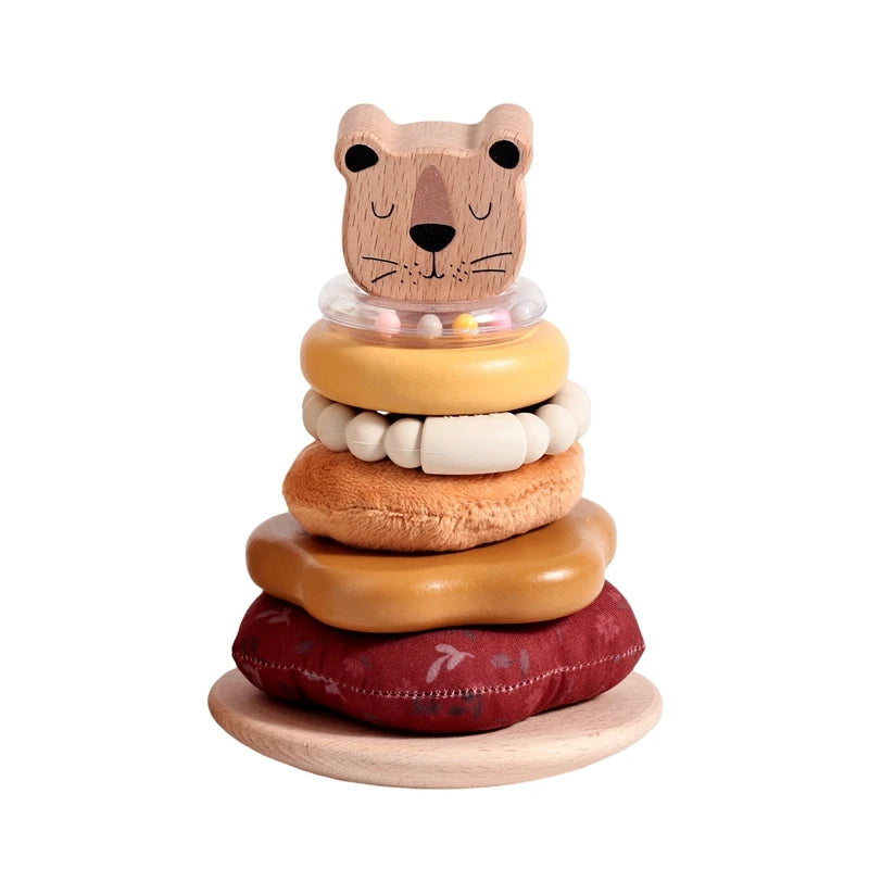 StackNest - Silicone Baby Stacking Toy Set