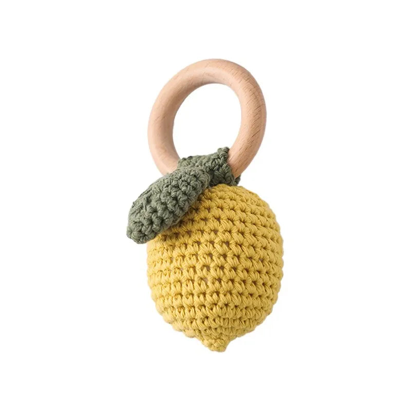 LumiFruit - Crochet Baby Rattle Teether