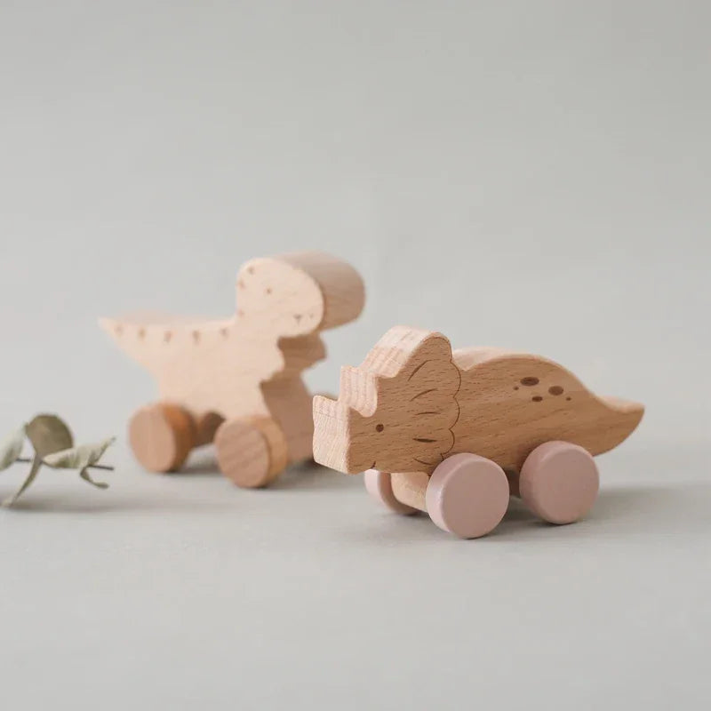 DinoRoll - Little Dino Wooden Toy