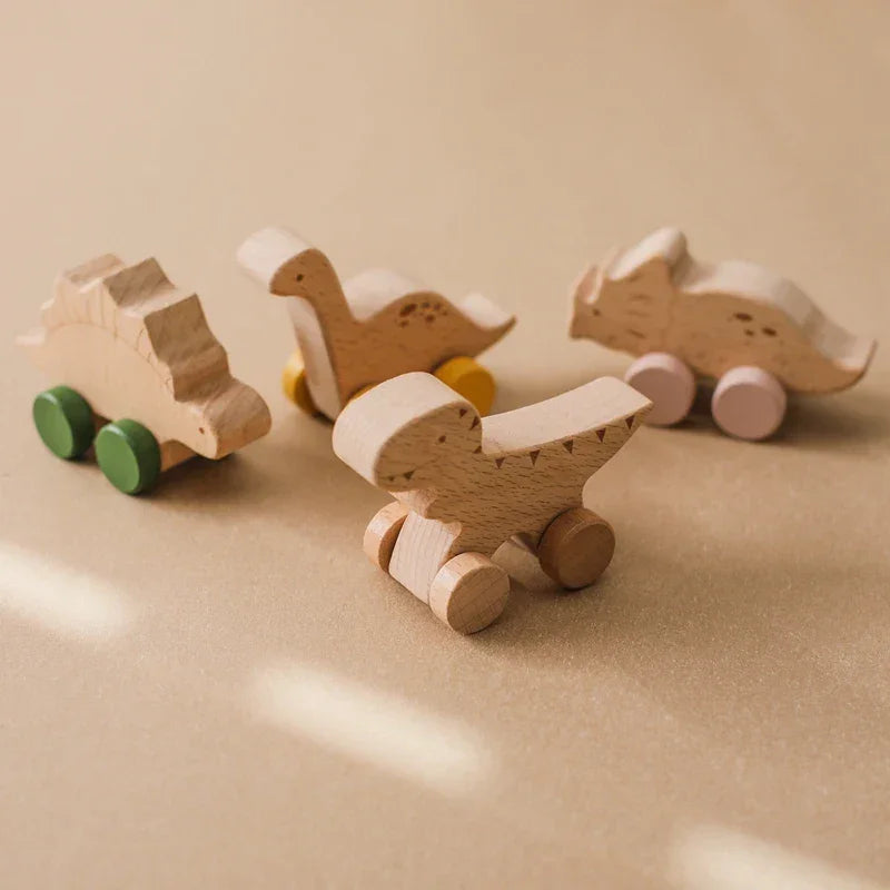 DinoRoll - Little Dino Wooden Toy