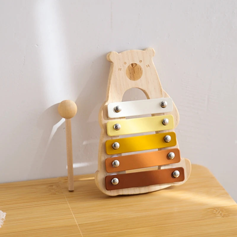 MelodyBear - Wooden Baby Xylophone Toy