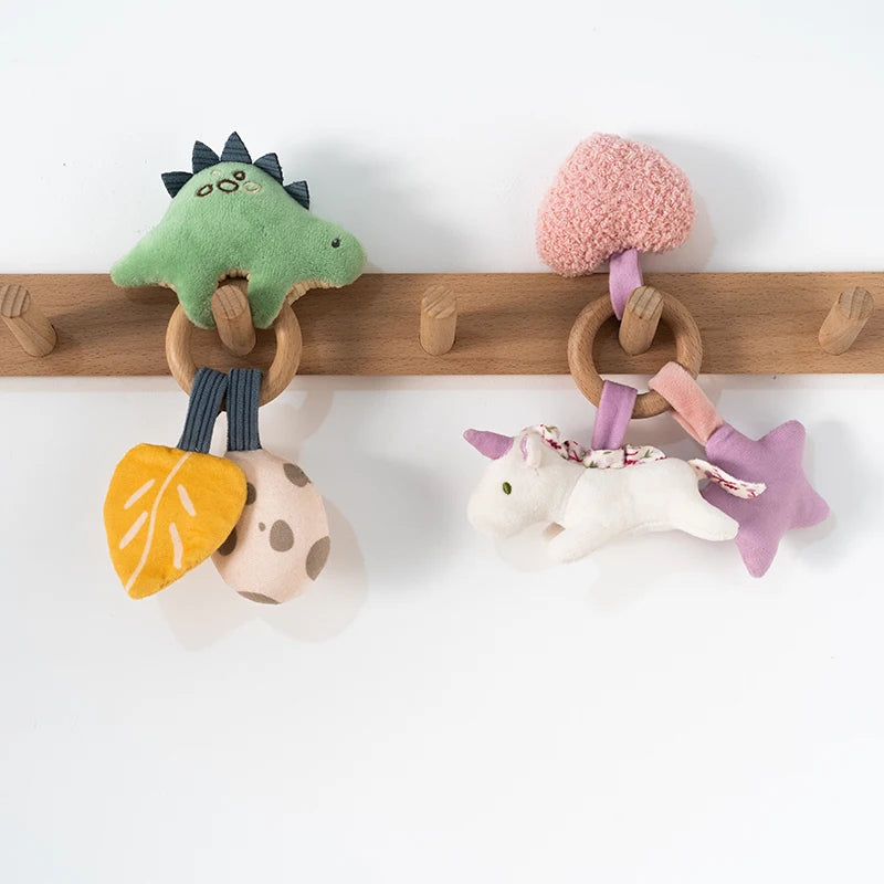 DreamRattle – Soft Dino Crib Rattle