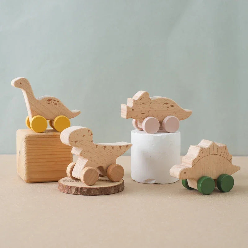 DinoRoll - Little Dino Wooden Toy