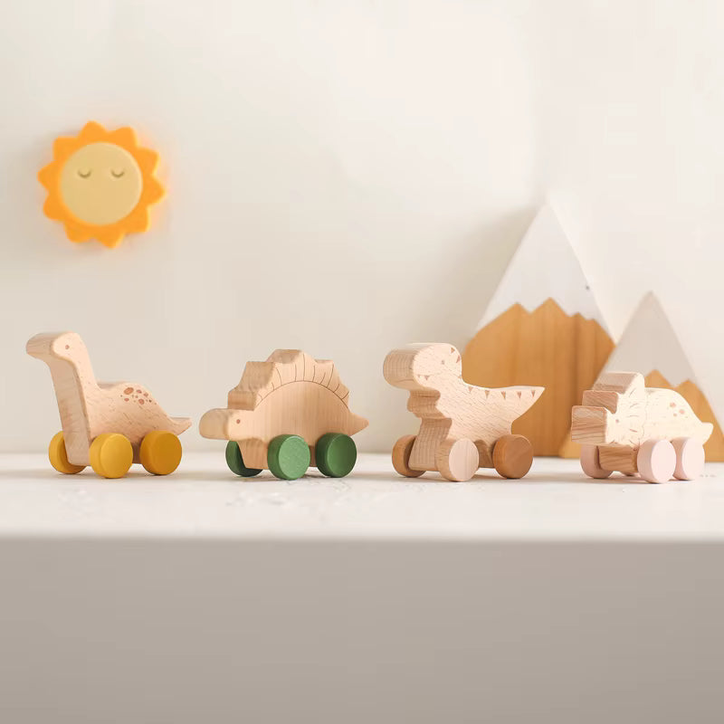 DinoRoll - Little Dino Wooden Toy