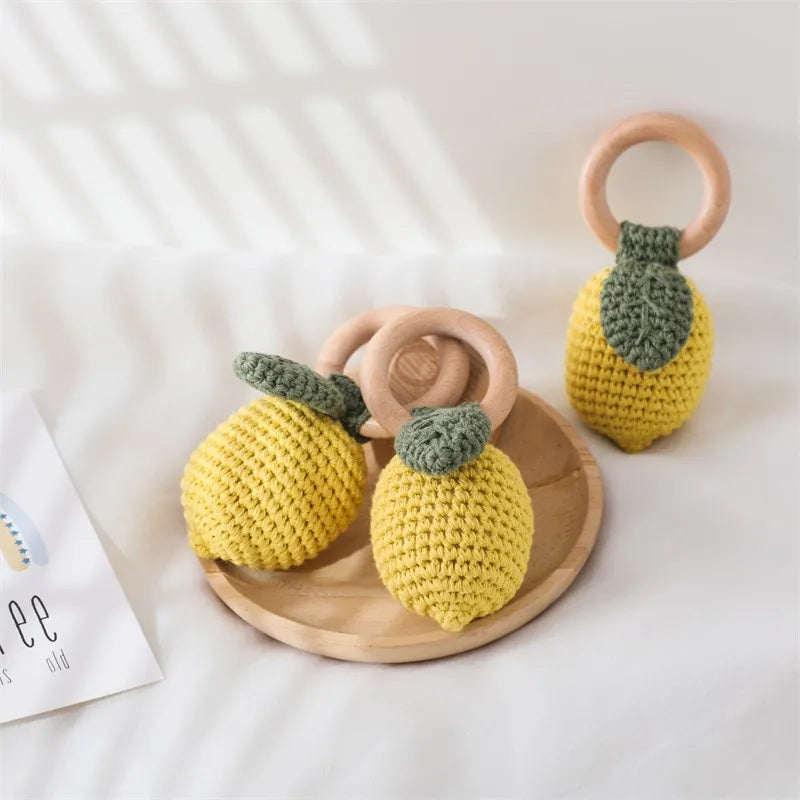 LumiFruit - Crochet Baby Rattle Teether