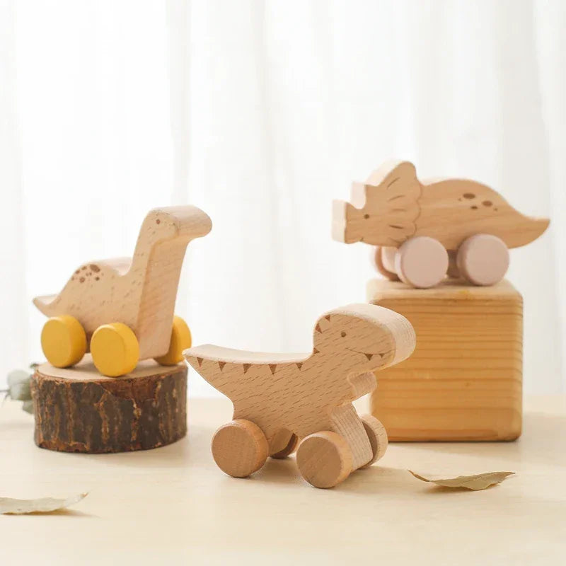 DinoRoll - Little Dino Wooden Toy